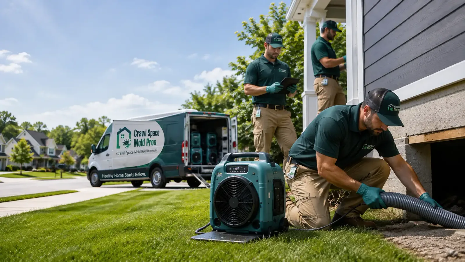 Crawl Space Mold Removal in Tekonsha, MI